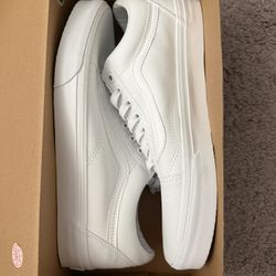 Old Skool All White Vans