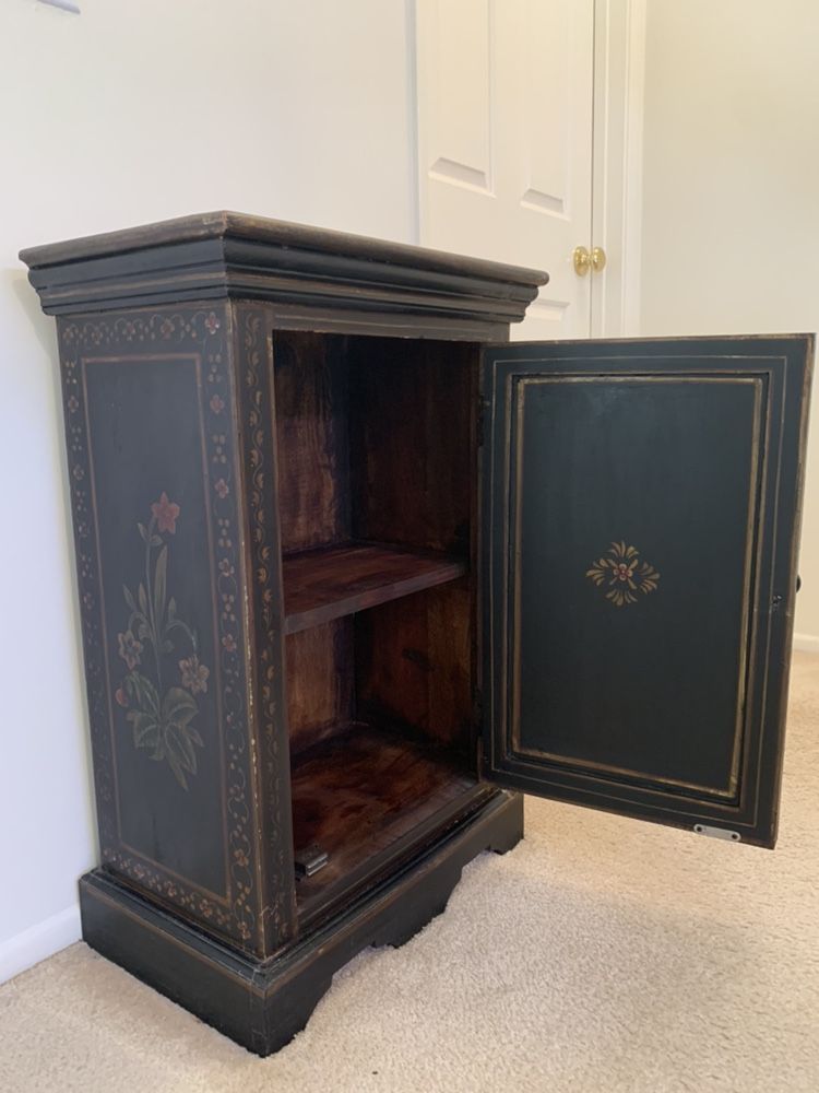 Black Accent Cabinet