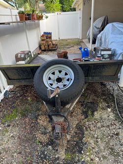 Open motorcycle trailer