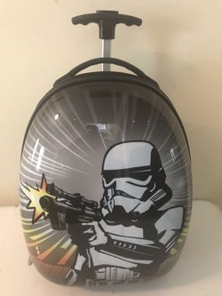 Hardside Star Wars 18" Storm Trooper Upright Kids Rolling Luggage