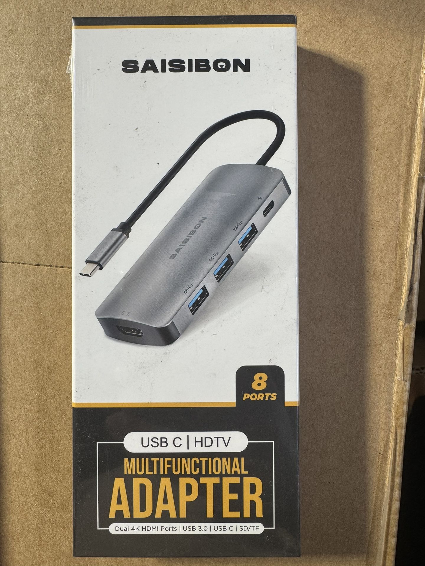 8 in 1 USB C Hub Dual HDMI(new)