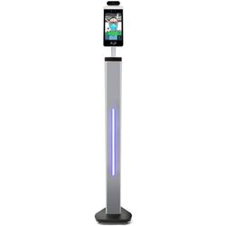 Temperature Scanner Kiosk with Facial Recognition and Floor Stand with Triangle Base