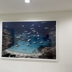 Print Of Cala Salada, Ibiza