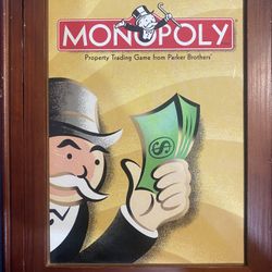 Monopoly vintage game collection wood box complete $15 obo
