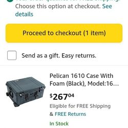 Pelican Case 1610 With Foam Great Condition $80 Obo