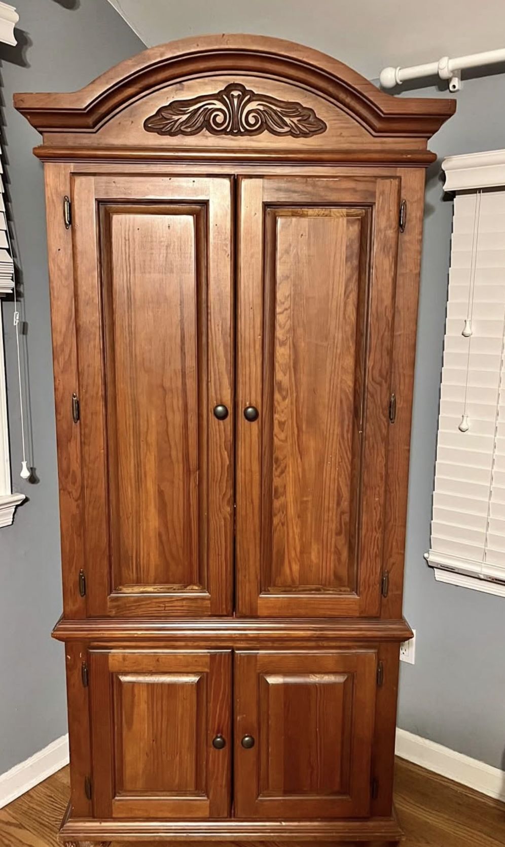 Solid Wood Armoire $100