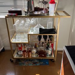 Gold Bar Cart