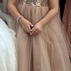 Rose gold Dress