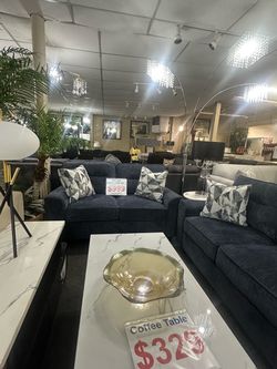 Brand New dark gray sofa and Loveseat