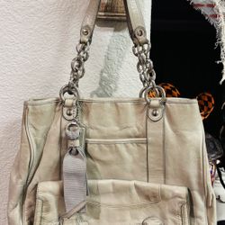 Vintage Coach Leather Tote Bag