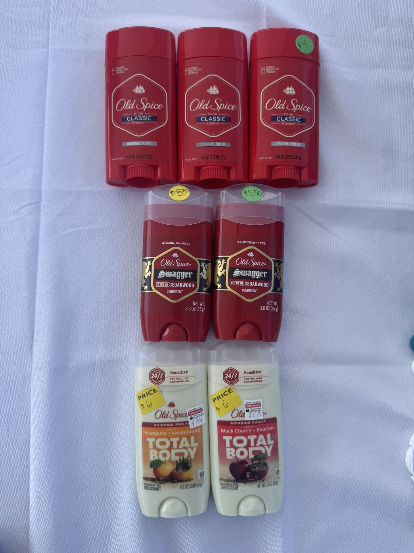 Old Spice Stick Deodorants