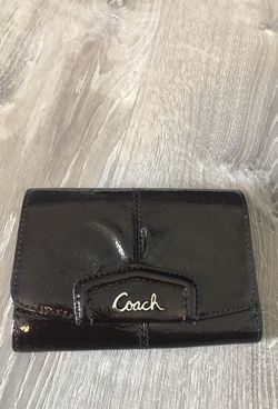 Chocolate Brown leather Coach Wallet