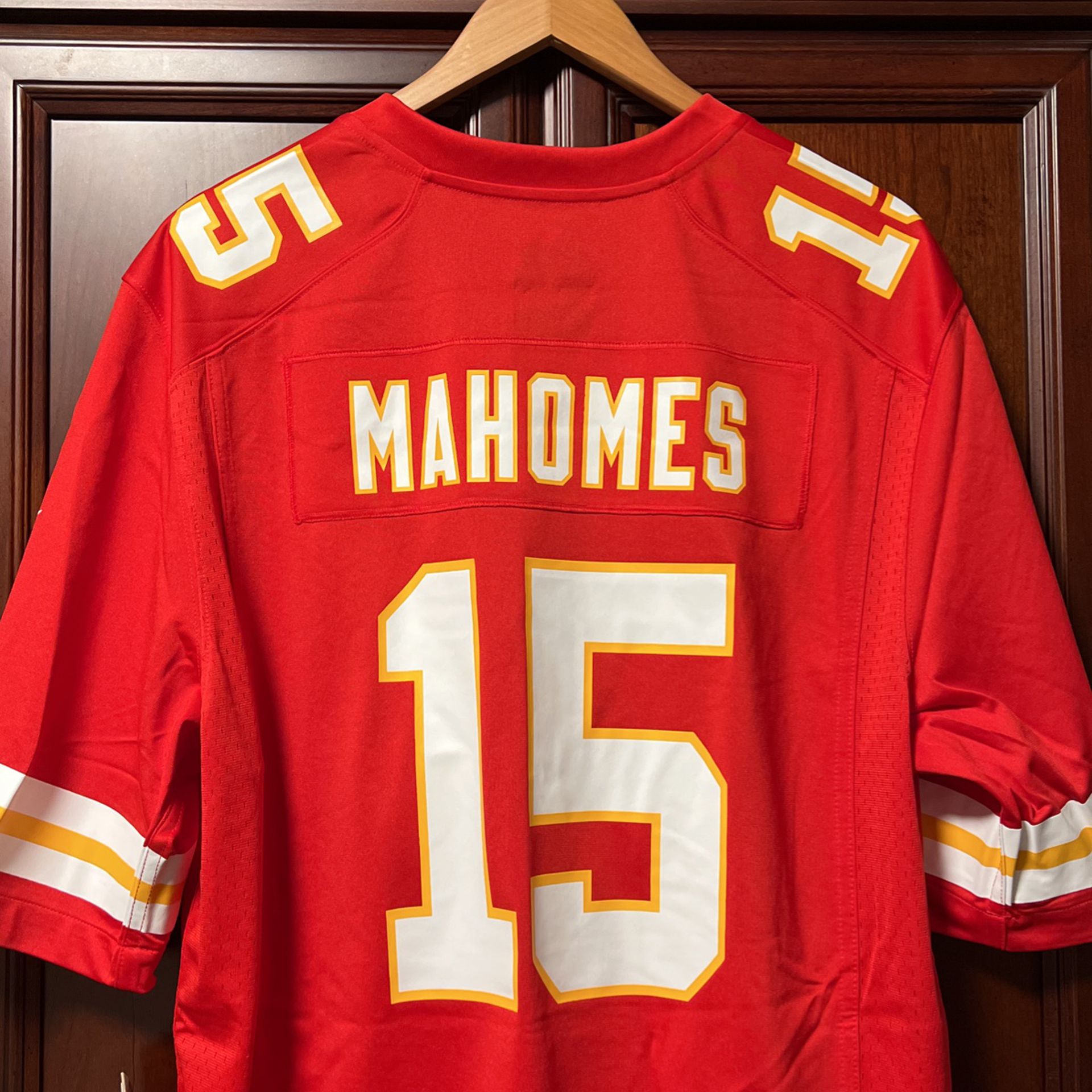 New Nike NFL KC Chiefs Patrick Mahomes 3X Super Bowl Winner & MVP #15 Jersey