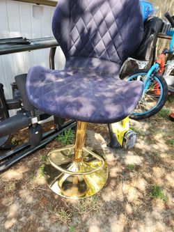 Nice beautiful chair black and gold