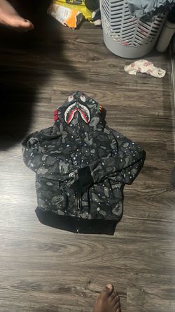 BAPE Shark Full-Zip Hoodie Space Camo
