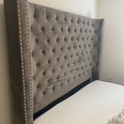 King Size Bed Frame And Nectar Hybrid Mattress 