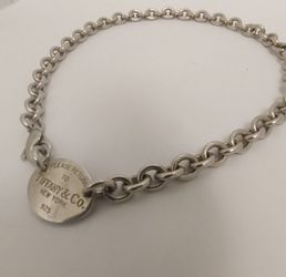 Tiffany & CO.  Sterling Silver "Please Return To Tiffany" Necklace 