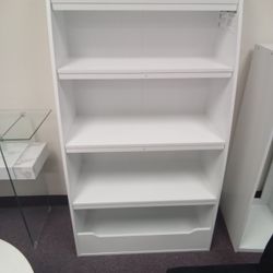 White Storage Stand