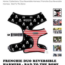 Frenchie Reversible Harnesses 