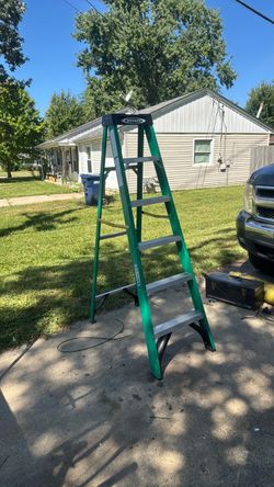 6 ft. Fiberglass Step Ladder (10 ft. Reach Height) with 225 lb. Load Capacity Type II Duty Rating