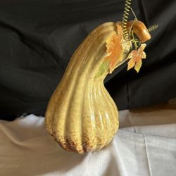 Ceramic Gourd Pumpkin Fall Figurine Decor