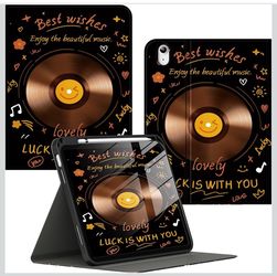 iPad (A16) 11-inch 2025 and iPad 10th Generation 10.9 Inch 2022,Smart Cover with Pencil Holder,Painting-#27