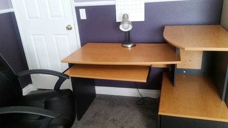 Office desk and chair
