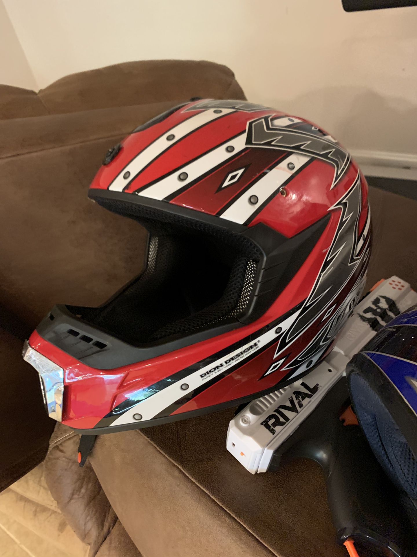 Small dirt bike helmet