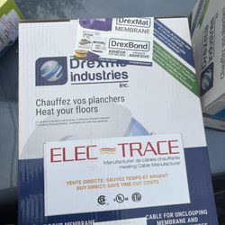 Heating Floor Systems, I Have 3 Boxes And Also Comes With The Floor Thermostat. Asking 140  For Each Box I Will Sell It To You With The Thermostat.