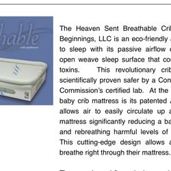 The Heaven Sent Breathable Crib Mattress