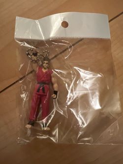 Tekken figure key chain Paul Phoenix rare retro namco Japan hobby m608