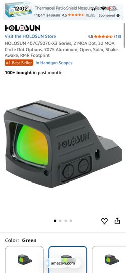 Holosun green dot scope
