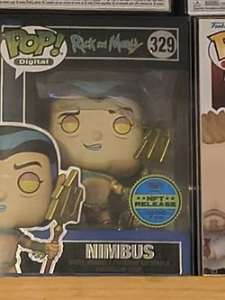 Funko Digital Pop Nimbus Rick And Morty Number 329 Mint