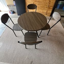 Wood Dining Table And Chairs