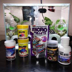 3 Gallon 12.6 L Transparent Fish Tank With Divider