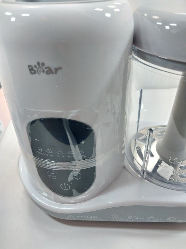 BEAR Baby Food Maker One Step Baby Food Processor Steamer Puree Blender  Open Box for Sale in Houston, TX - OfferUp