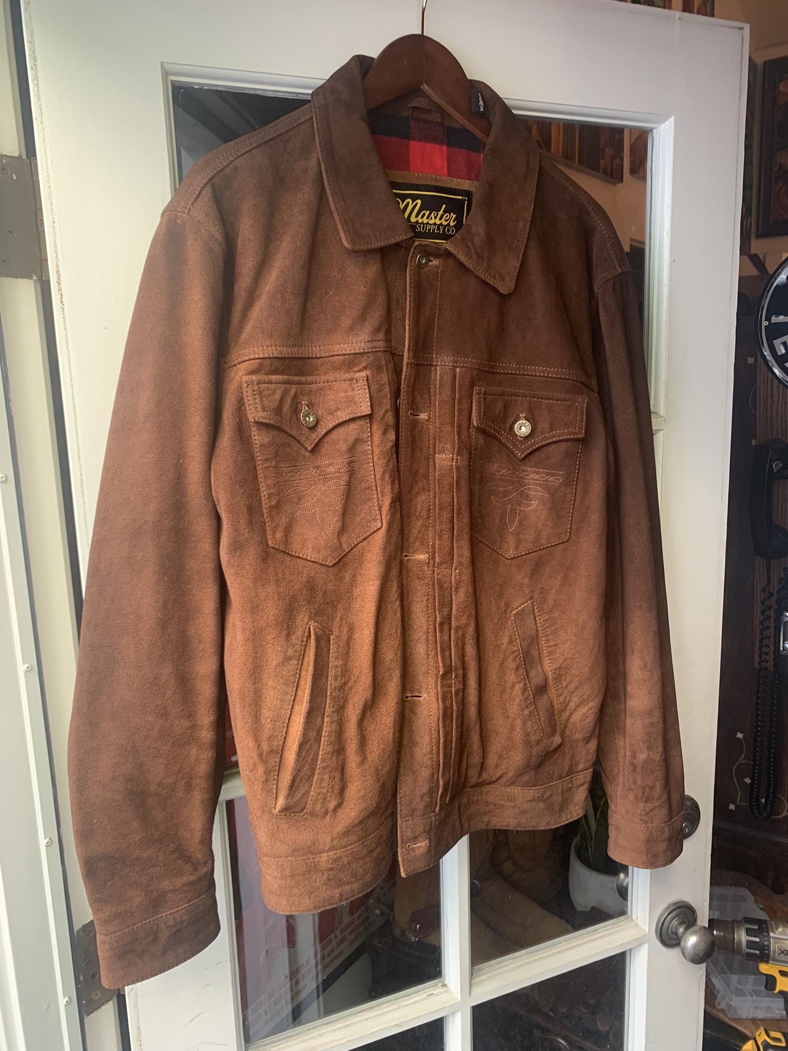 Rough out Leather Jacket By master Supply Co