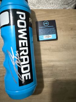 Josh Allen signed Powerade bottle