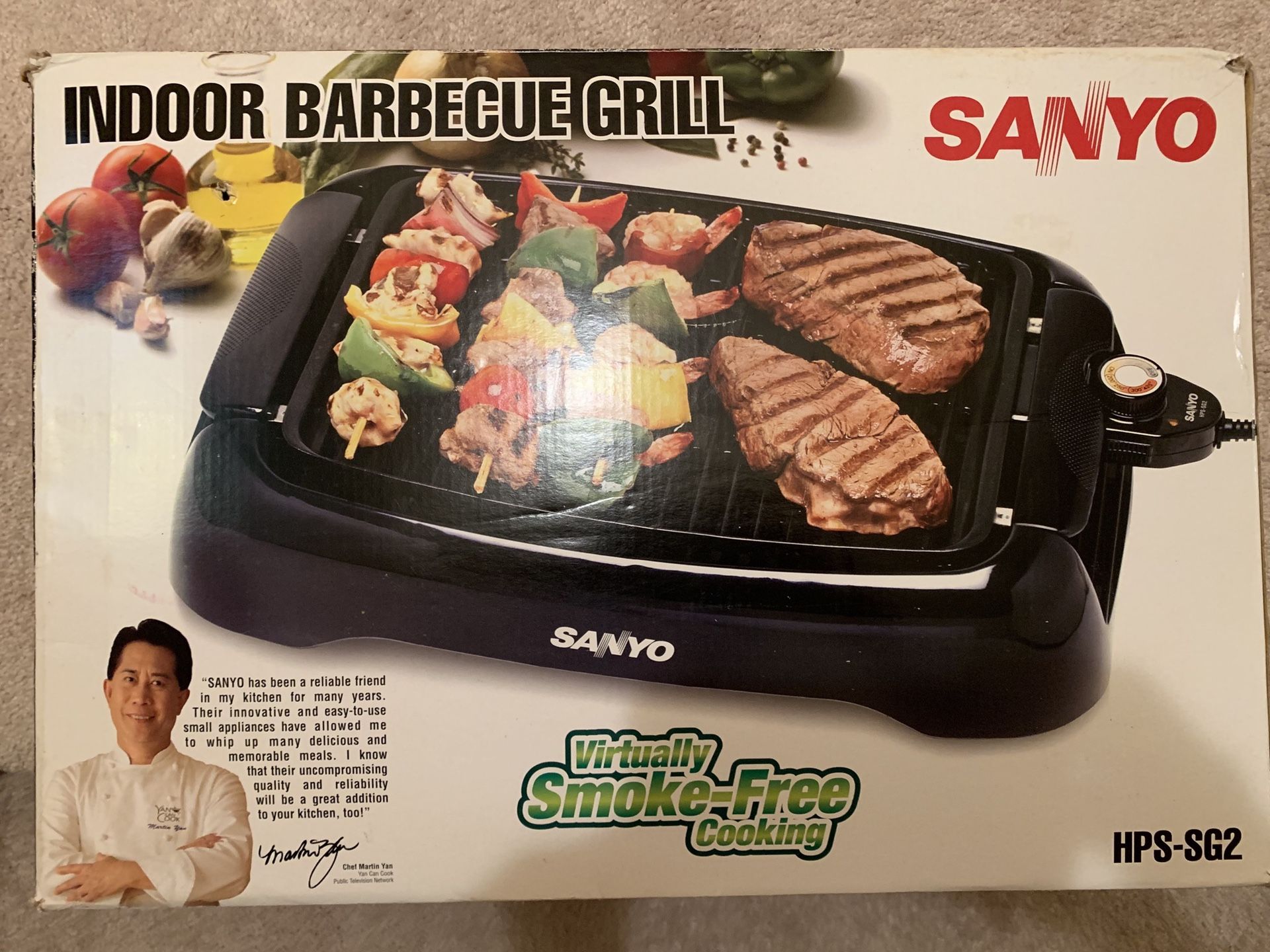 Sanyo indoor barbecue grill like new