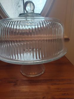 Hi quality heavy glass pastry stand  DE PURO VIRDIO PESADO PARA su postre farmhouse decor home decor