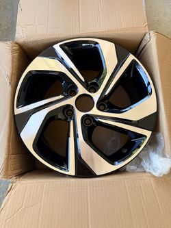 16x7 Alloy Wheel | Machined Black | 5 Spoke | Fits 2016–2017 Honda Accord Small scratches shown in pictures  #8