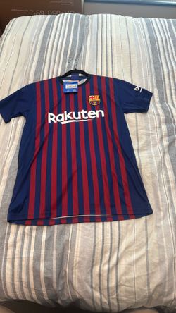 FCB Barcelona Rakuten Beko Soccer MESSI #10 Dri Fit Jersey Size Men’s Small NWT