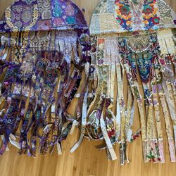 Set of 2 Indian BOHO Tapestry—Handmade