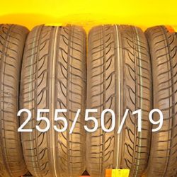 255/50/19 For Sale 4 New Tires We Service Motorcycle Tires