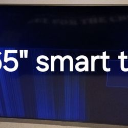 65" Smart TV, Has Lines So Maybe Good For Gaming, CCTV, Security Monitor, Etc,  Or?