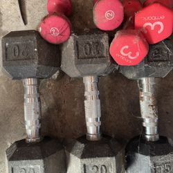Dumbbell weights 3lbs 2lbs 15lbs 20lbs 30lbs