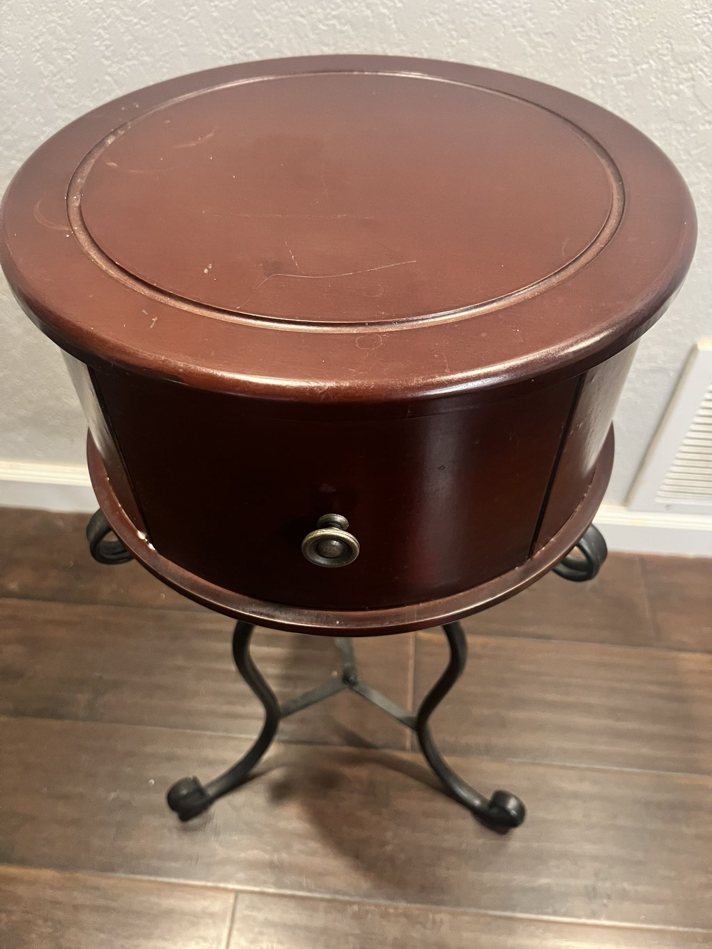 Small Round Side Table