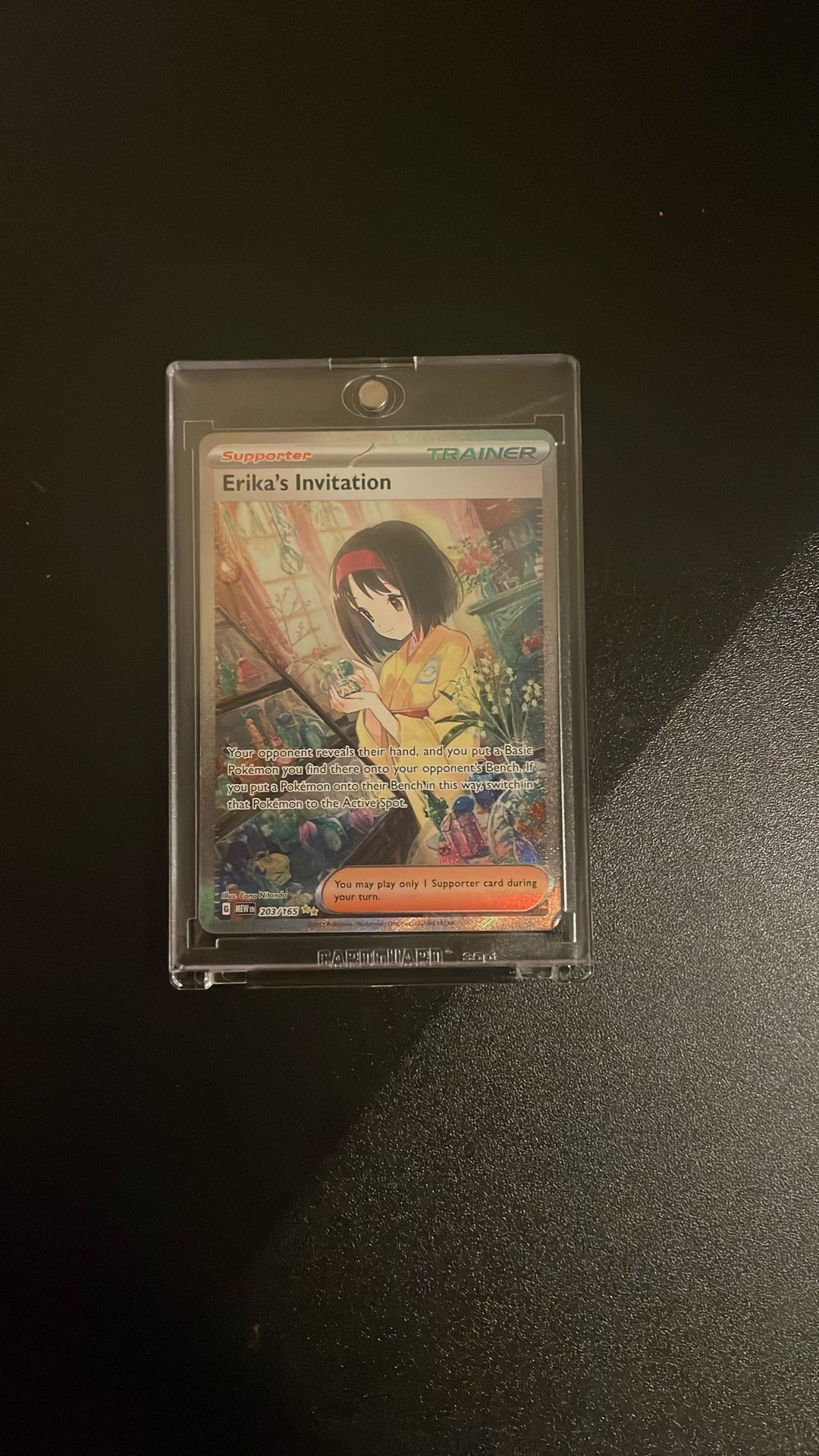Erika Invitation Pokemon Card
