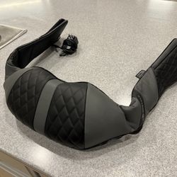 Neck and back massager with heat