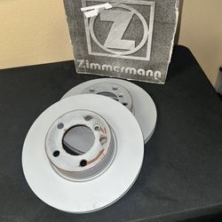 BMW Front Brake Discs Rotors Zimmermann Coat Z